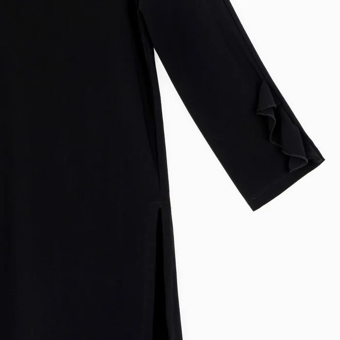 Flutter Cuff Side Vent Tunic 8211 Black 8211 Final Sale Women Clara Sunwoo Tops Tunics