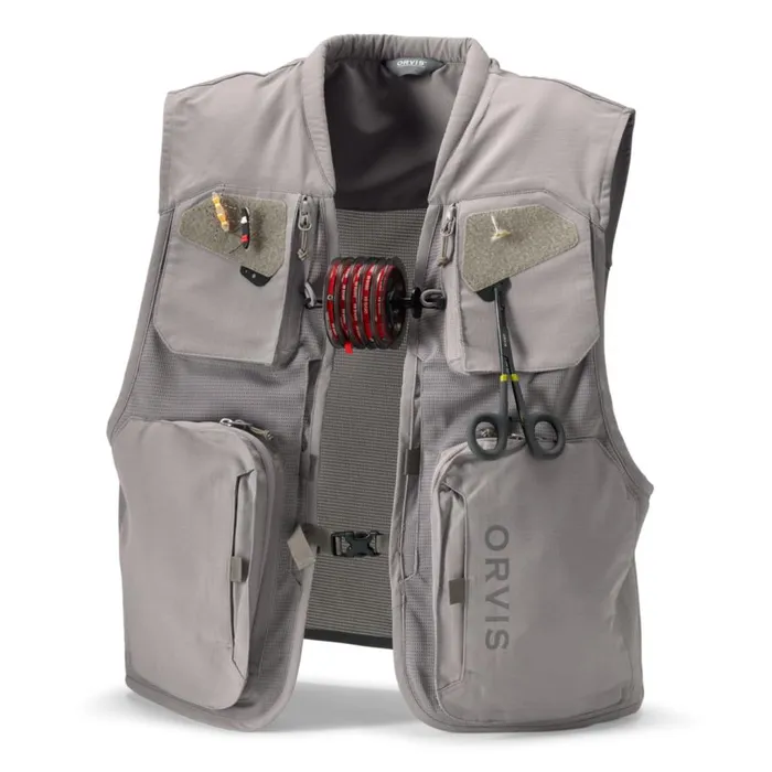 Fly Fishing Clearwater Mesh Vest Storm Gray Orvis Vests