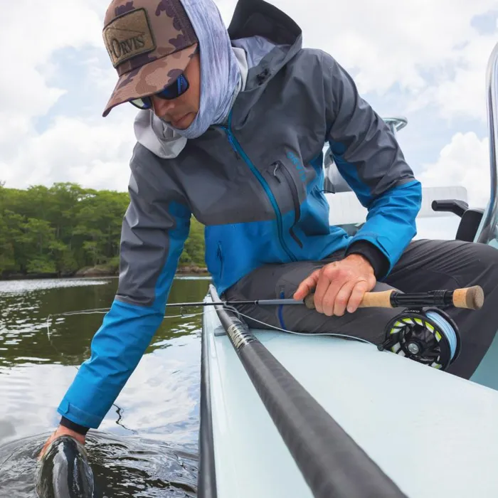 Fly FishingMen Menrsquos Ultralight Wading Jacket Lake Blue Orvis Wading Jackets