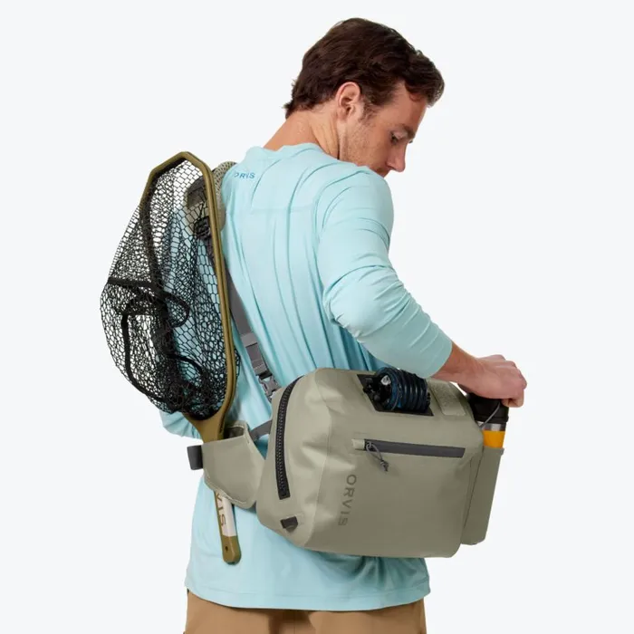 Fly Fishing PRO Waterproof Hip Pack 10L Cloudburst Orvis Waterproof Packs and Bags
