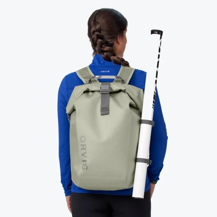 Fly Fishing PRO Waterproof Roll Top Backpack 20L Cloudburst Orvis Waterproof Packs and Bags