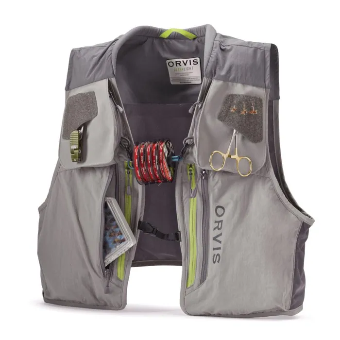 Fly Fishing Ultralight Vest Storm Gray Orvis Vests