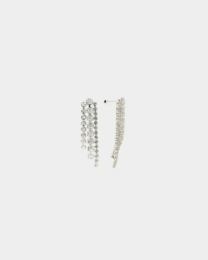 Forcast Abby Sterling Sil Plat Earring Goldsilver Women Earrings