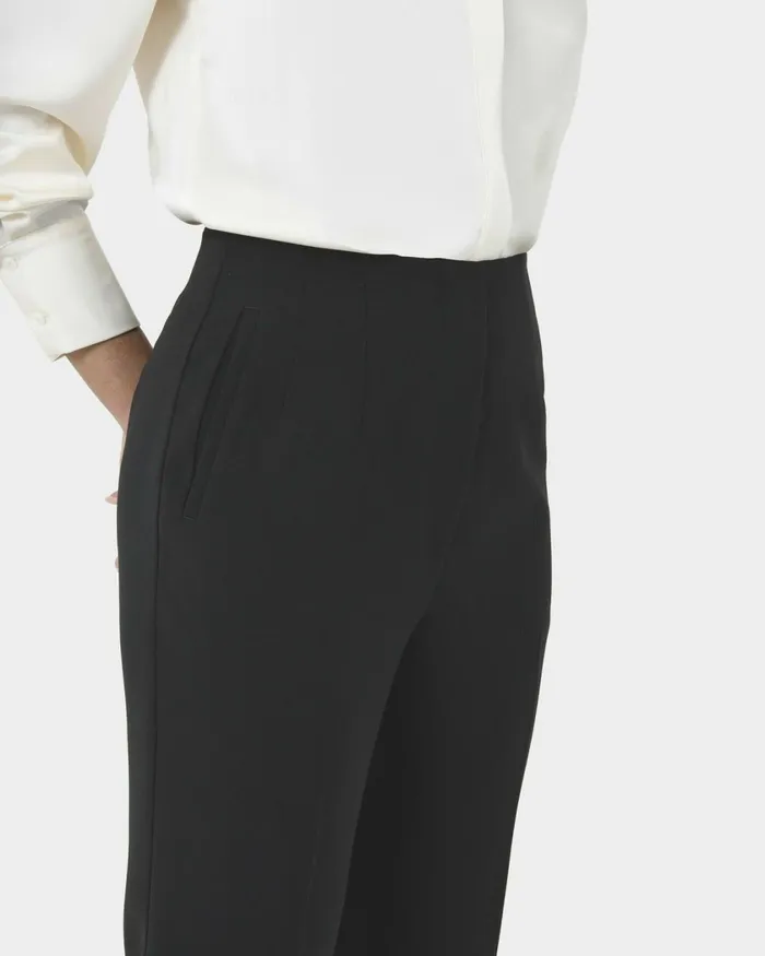 Forcast Ace Straight Leg Pants Blacktaupe Women Cropped Pants