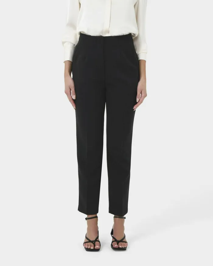 Forcast Ace Straight Leg Pants Blacktaupe Women Cropped Pants