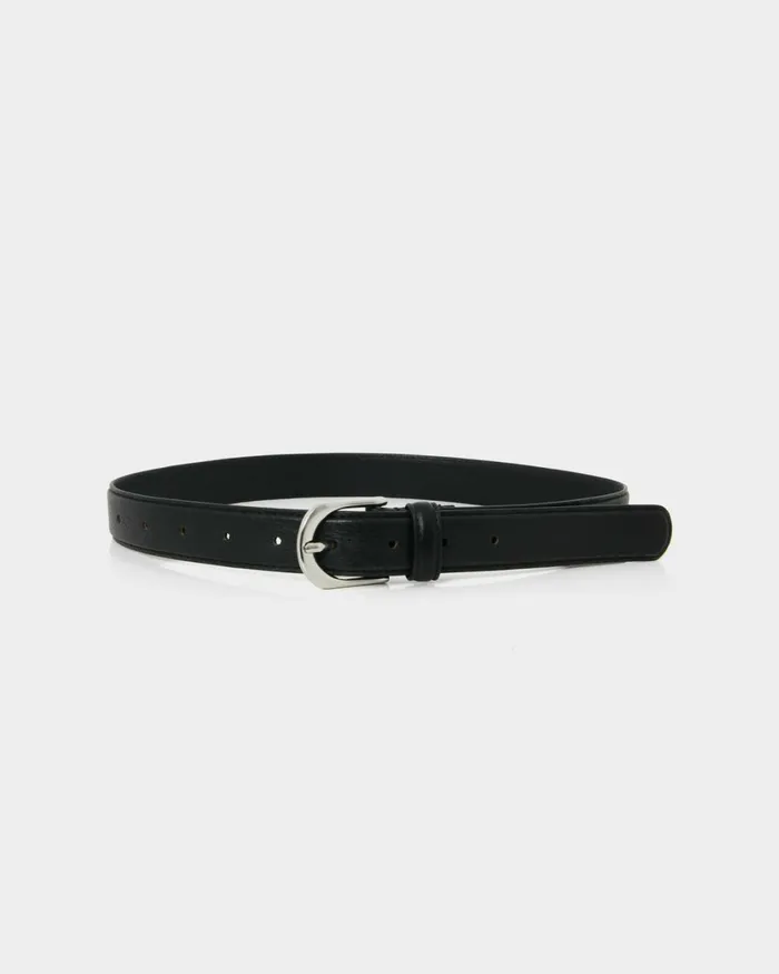 Forcast Alina Leather Belt Black Women Belts