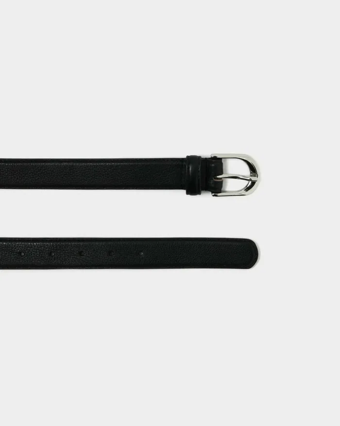 Forcast Alina Leather Belt Black Women Belts