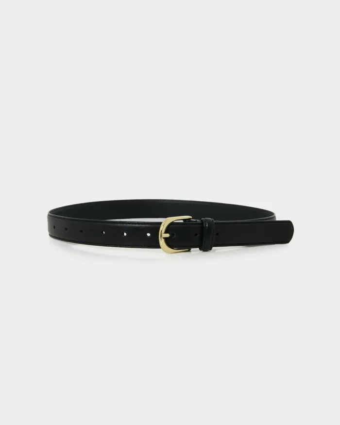 Forcast Alina Leather Belt Black Women Belts