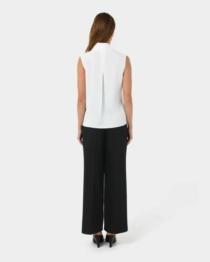 Forcast Alivia 2 Vneck Top Ivorymintnavywhite Sandblack Women TShirts and Tops