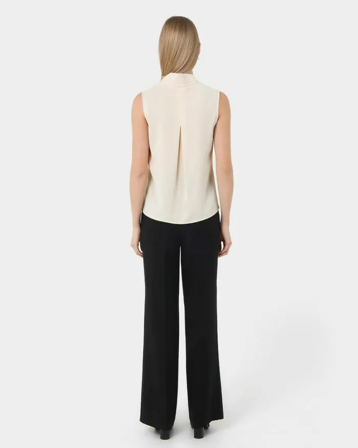 Forcast Alivia 2 Vneck Top Ivorymintnavywhite Sandblack Women TShirts and Tops