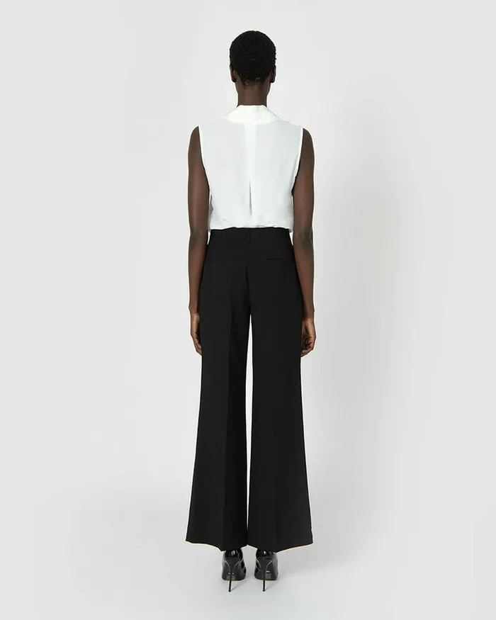 Forcast Alivia VNeck Top Ivory Women TShirts and Tops