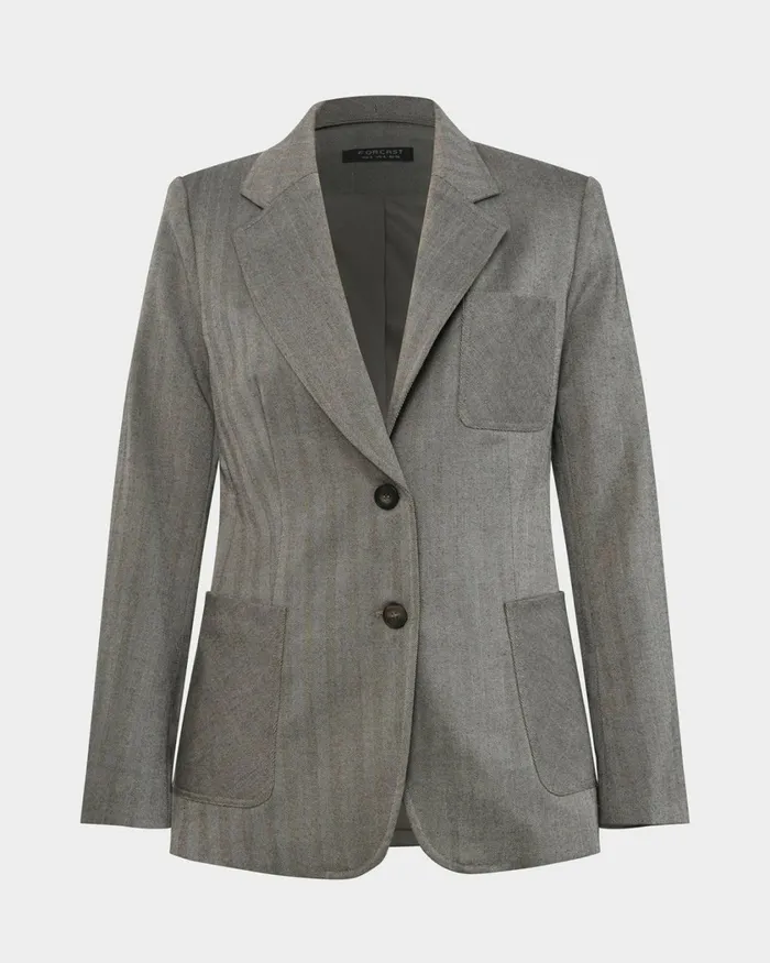 Forcast Allara Herringbone Jacket Women Jackets and Blazers