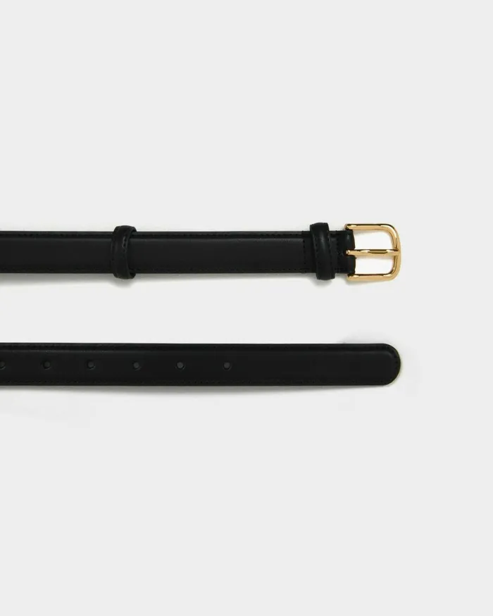 Forcast Amie Leather Belt Black Women Belts