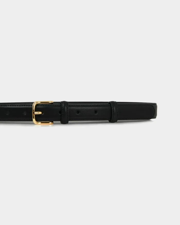Forcast Amie Leather Belt Black Women Belts