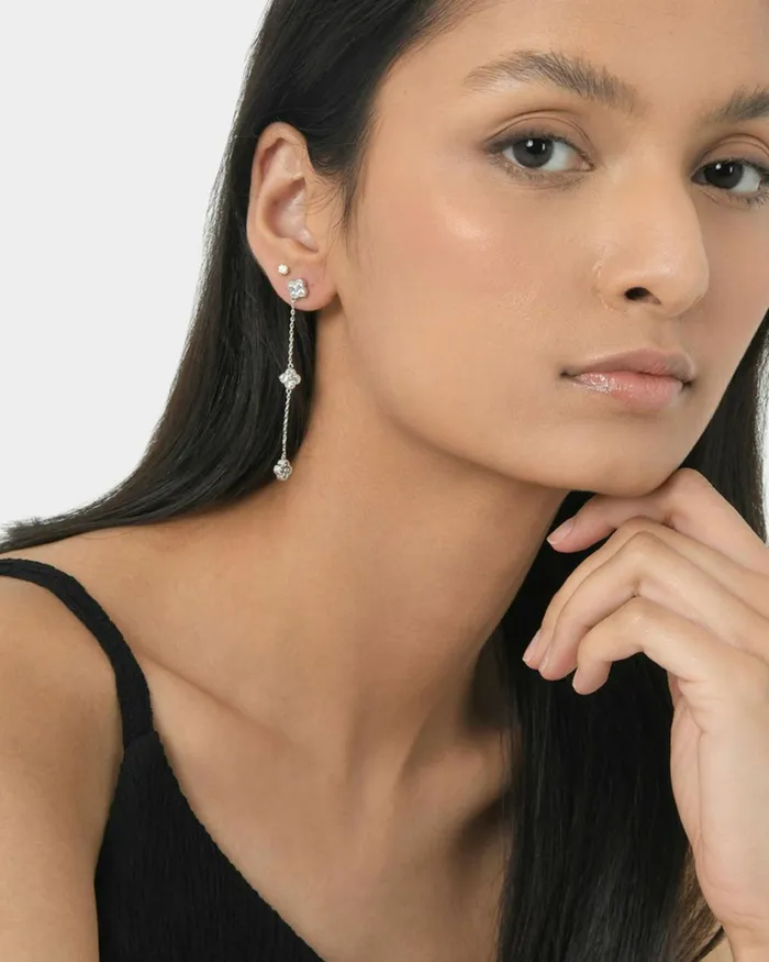 Forcast Amora Sterling Silver Earrings Goldsilver Women Earrings