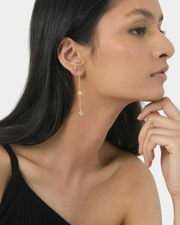 Forcast Amora Sterling Silver Earrings Goldsilver Women Earrings
