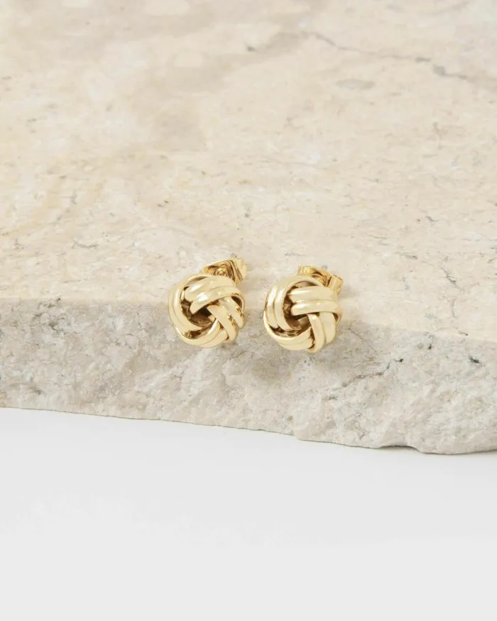 Forcast Analy 16k Gold Plated Earrings Gold Women Earrings