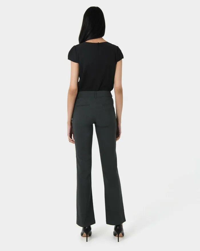 Forcast Annalee Classic Pants Maroongreennavygreyblack Women HighWaisted Pants