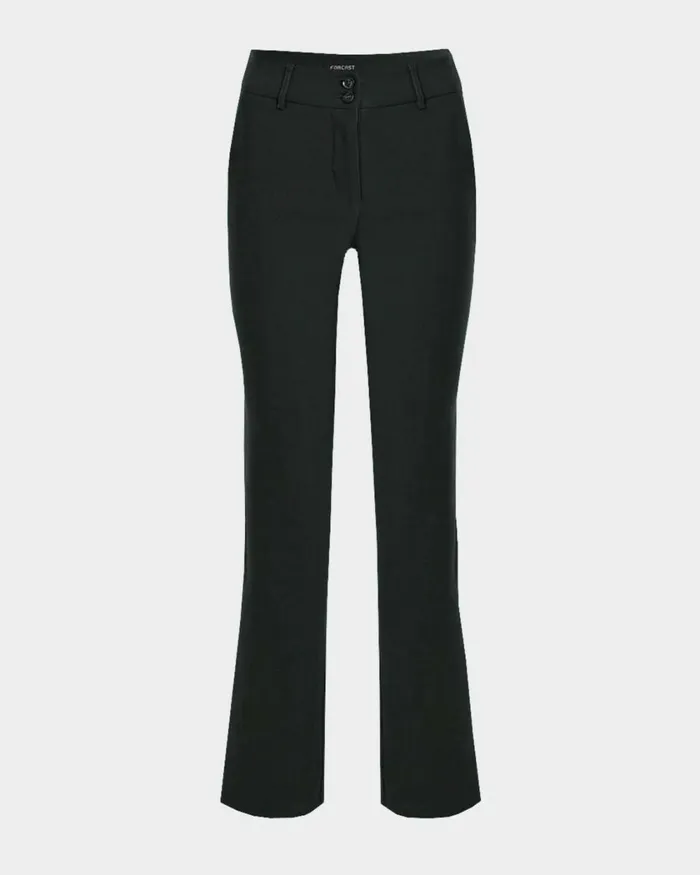 Forcast Annalee Classic Pants Maroongreennavygreyblack Women HighWaisted Pants
