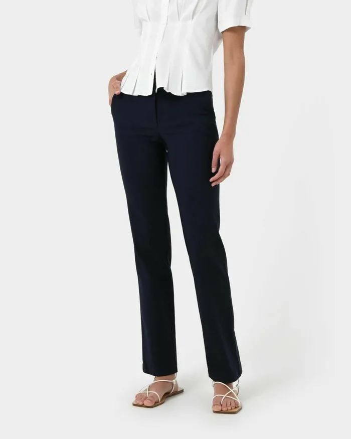 Forcast Annalee Classic Pants Maroongreennavygreyblack Women WideLeg Pants