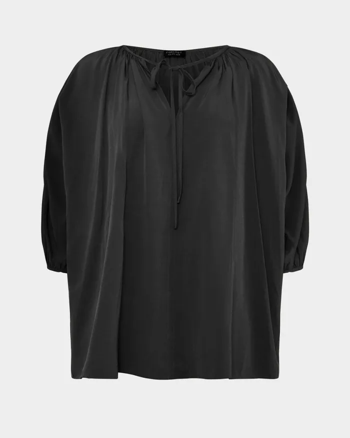 Forcast Annalia Dolman Sleeve Top Blackrooibos Tea Women Long Sleeve Tops
