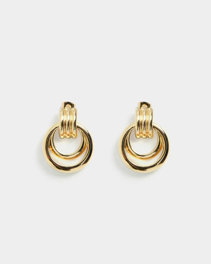 Forcast Anne 16k Gold Plated Earrings Gold Women Earrings