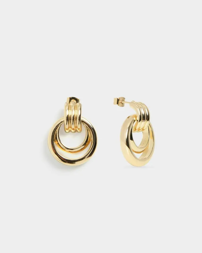 Forcast Anne 16k Gold Plated Earrings Gold Women Earrings