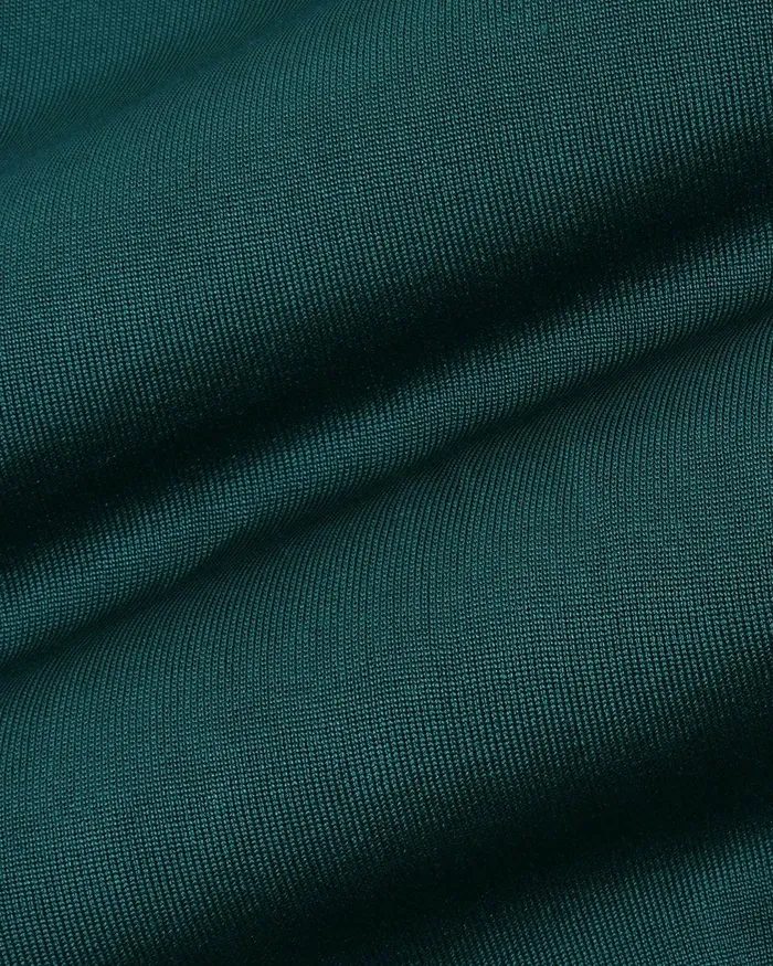 Forcast Annette Aline Knit Skirt Teal Women Midi and Maxi Skirts