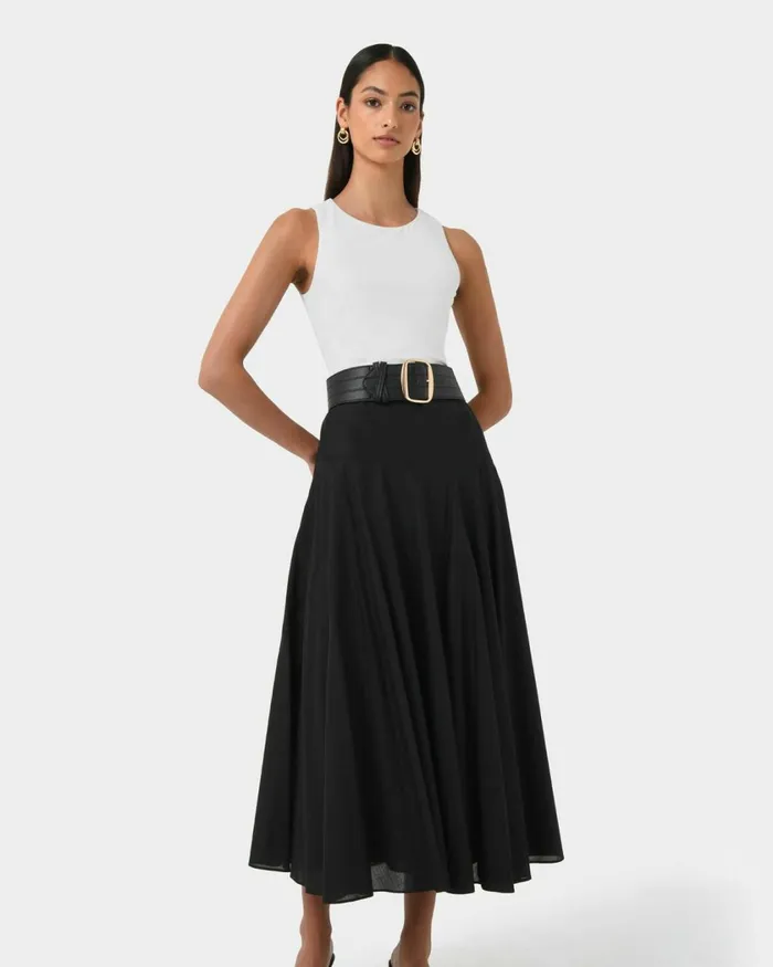Forcast Arabella Waist Belt Tanblack Women Belts