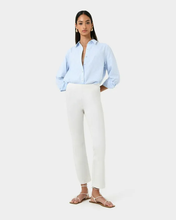 Forcast Astrid Flared Jeans Ivoryblack Women HighWaisted Pants
