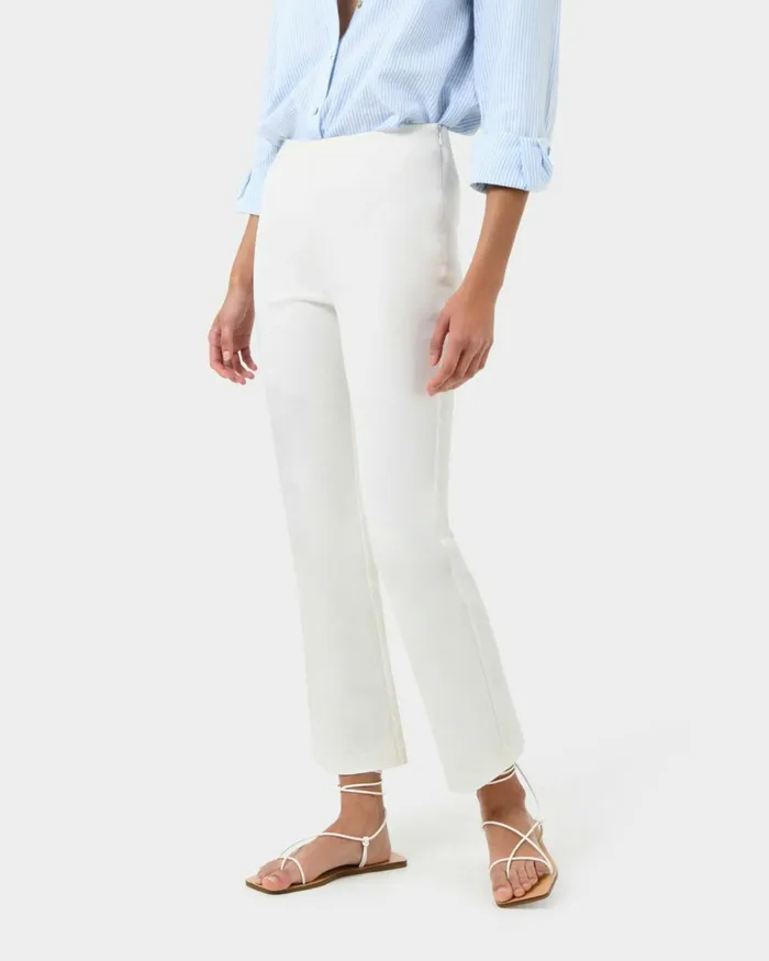 Forcast Astrid Flared Jeans Ivoryblack Women HighWaisted Pants