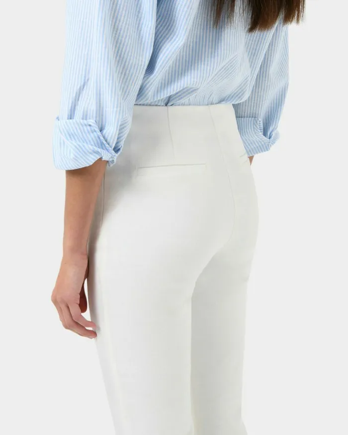 Forcast Astrid Flared Jeans Ivoryblack Women HighWaisted Pants