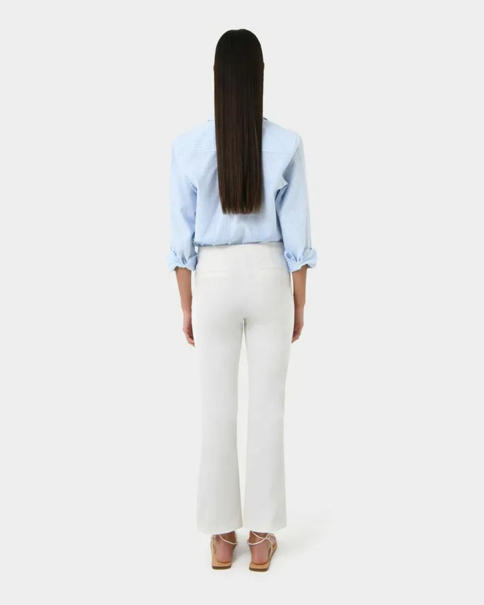 Forcast Astrid Flared Jeans Ivoryblack Women HighWaisted Pants