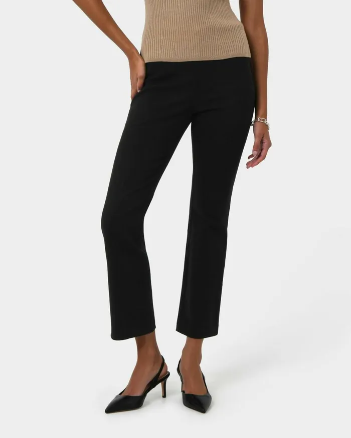 Forcast Astrid Flared Jeans Ivoryblack Women HighWaisted Pants