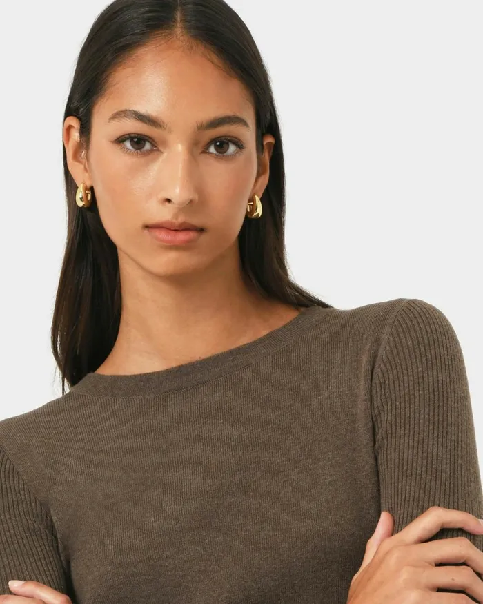 Forcast Athena Gold Earrings Gold Women Earrings