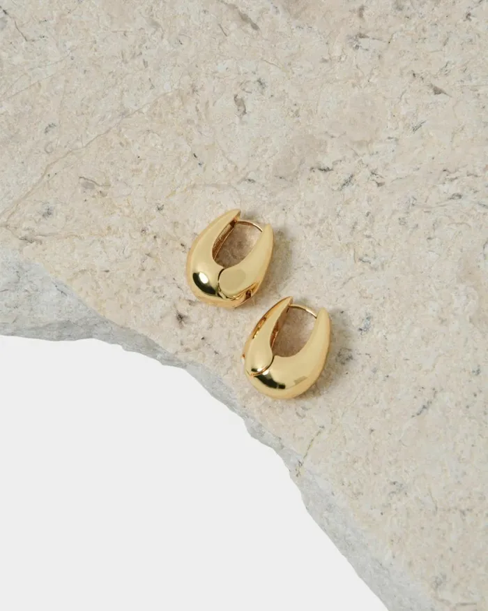 Forcast Athena Gold Earrings Gold Women Earrings