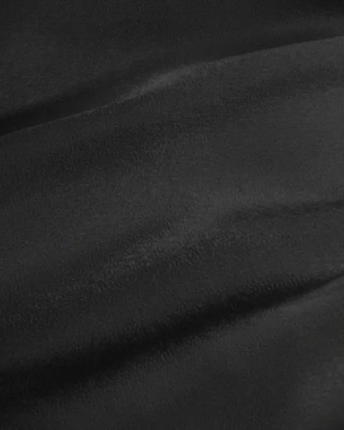 Forcast Avah Shawl Collar Satin Blouse Black Women TShirts and Tops