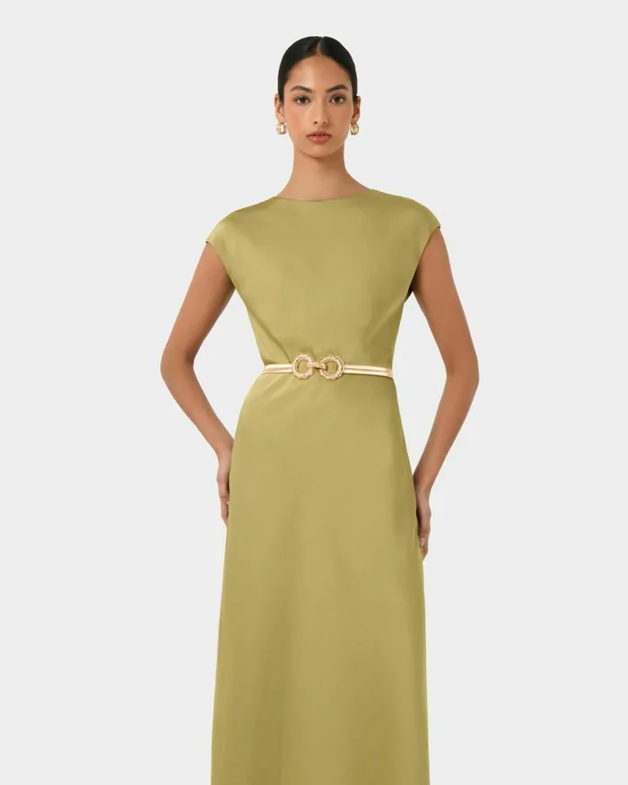 Forcast Avalon Stretch Metal Belt Gold Women Belts