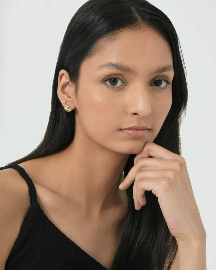Forcast Ayana 16k Gold Plated Earrings Gold Women Earrings