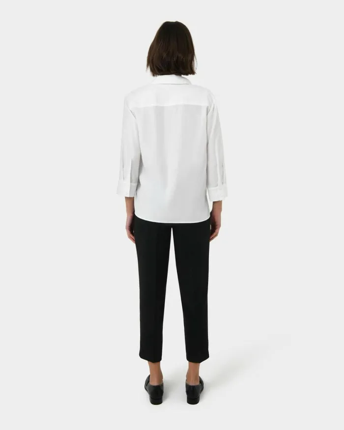 Forcast Bella 34 Sleeve Shirt Safari Beigeivory Women Long Sleeve Tops