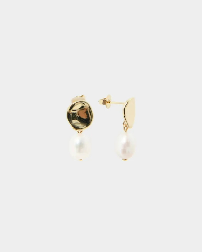 Forcast Betty 16k Gold Plated Earrings Gold Women Earrings