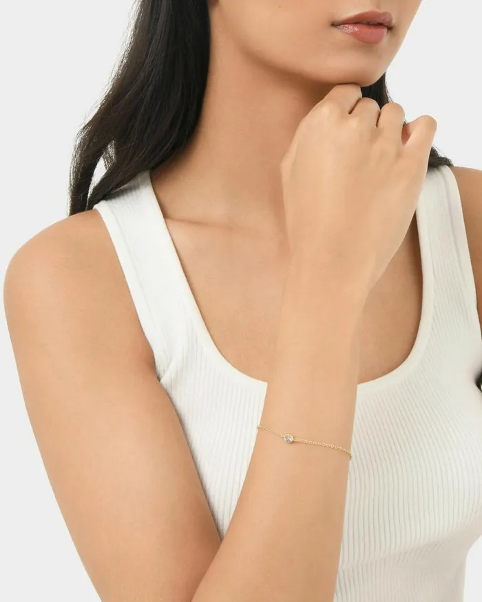 Forcast Blair 16k Gold Plated Bracelet Gold Women Bracelets
