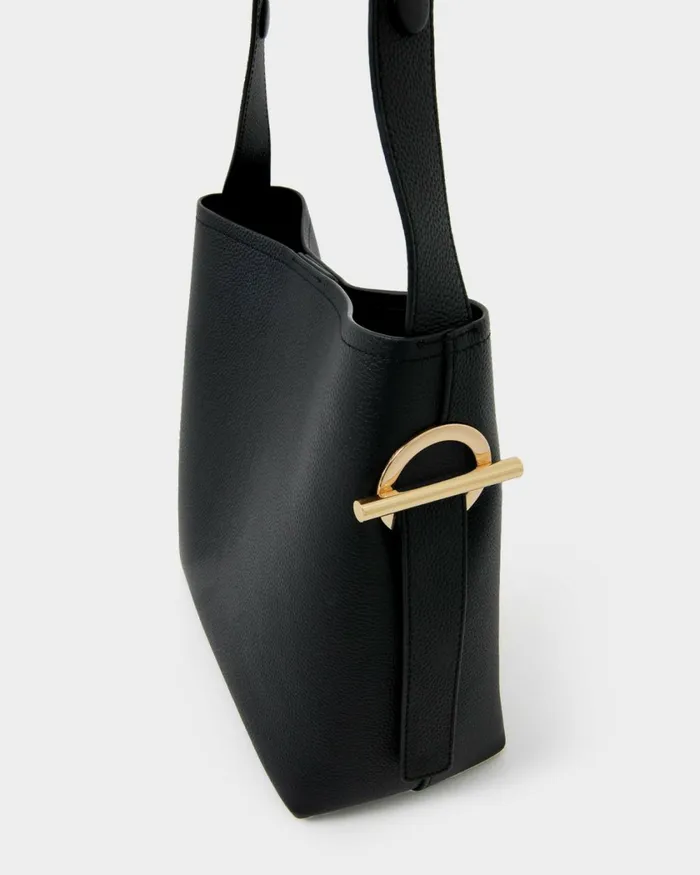 Forcast Brighton Leather Bag Blacktaupe Women Bags