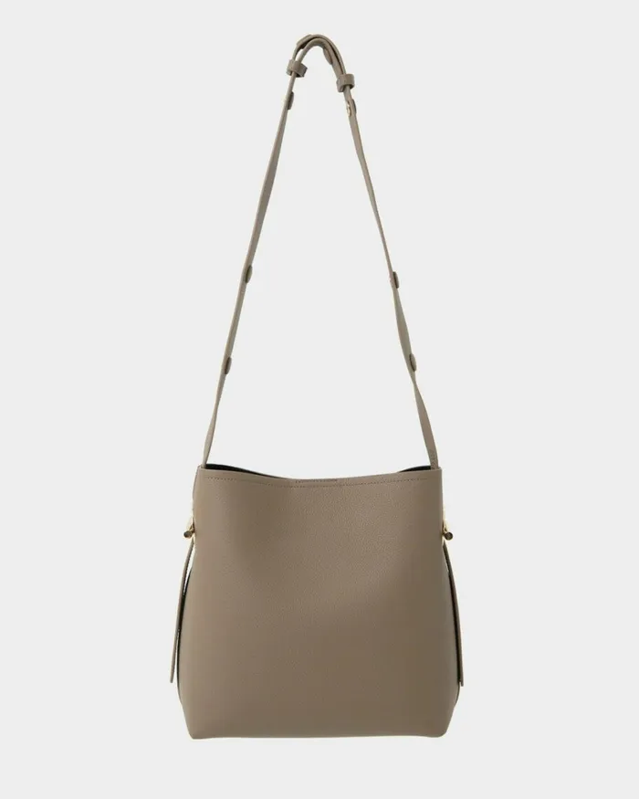 Forcast Brighton Leather Bag Blacktaupe Women Bags