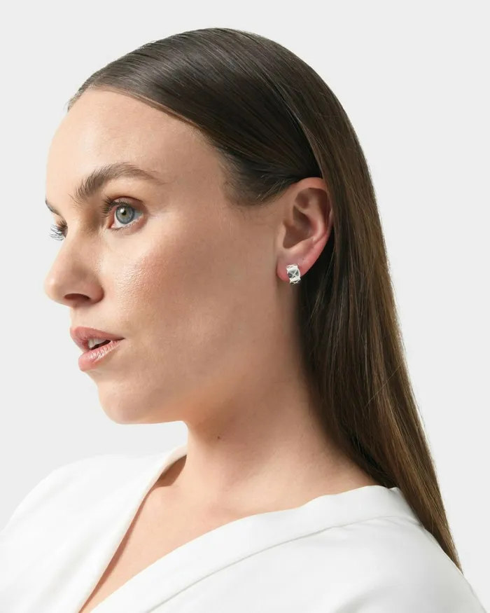 Forcast Calla Silver Plated Earring Metallic Women Earrings