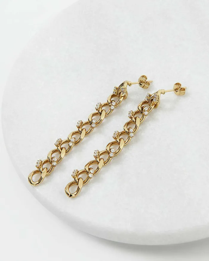 Forcast Cambria 16k Gold Earrings Gold Women Earrings