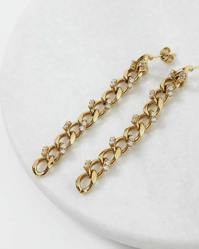 Forcast Cambria 16k Gold Earrings Gold Women Earrings