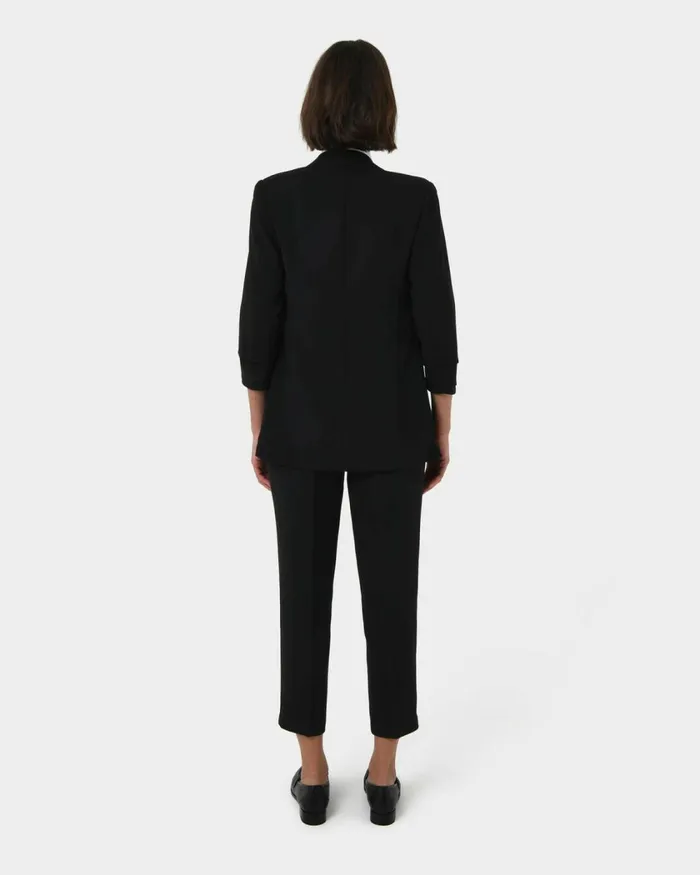 Forcast Carter 2 Collarless Blazer Sky Bluesepiaecruivoryblack Women Jackets and Blazers