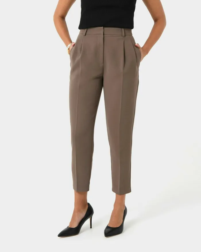 Forcast Carter 2 Slim Pants Sky Bluesepiaecruivoryblack Women Cropped Pants