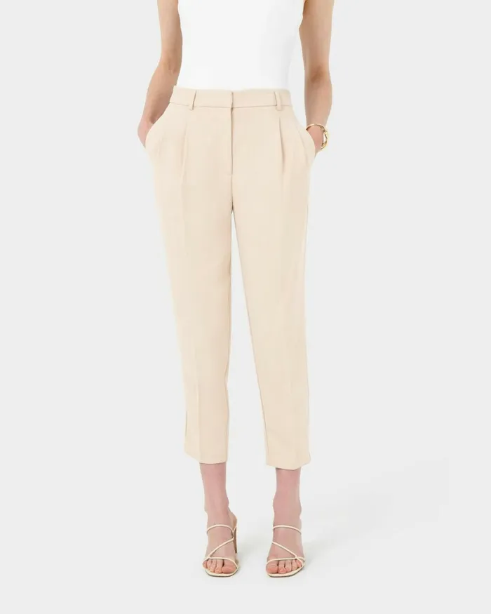 Forcast Carter 2 Slim Pants Sky Bluesepiaecruivoryblack Women HighWaisted Pants